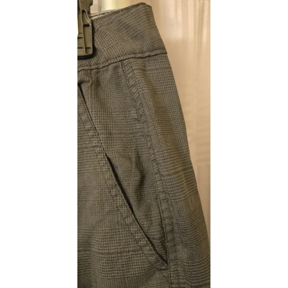 Hang Ten Hybrid Black Plaid Shorts Mens 36 Board Casual 10